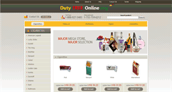 Desktop Screenshot of duty-free-online.org