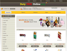 Tablet Screenshot of duty-free-online.org
